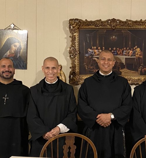 Fr. Contreras with Clergy